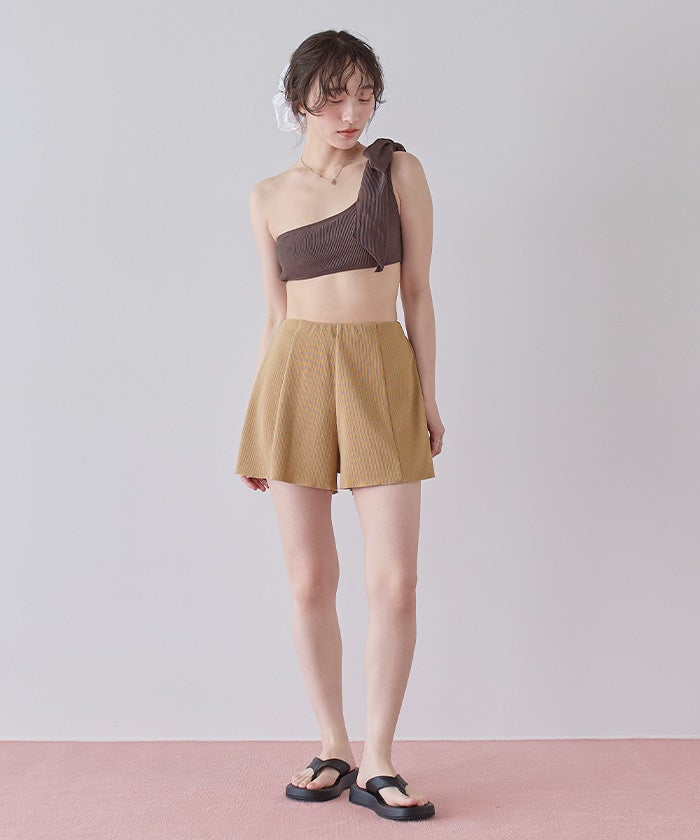 ハイウエストシンプルショートパンツ/水着【メール便可／60】 | SEA DRESS