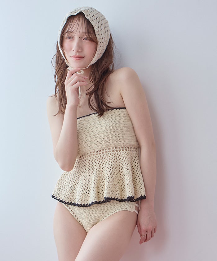 ペプラムクロシェビキニ/水着 | SEA DRESS