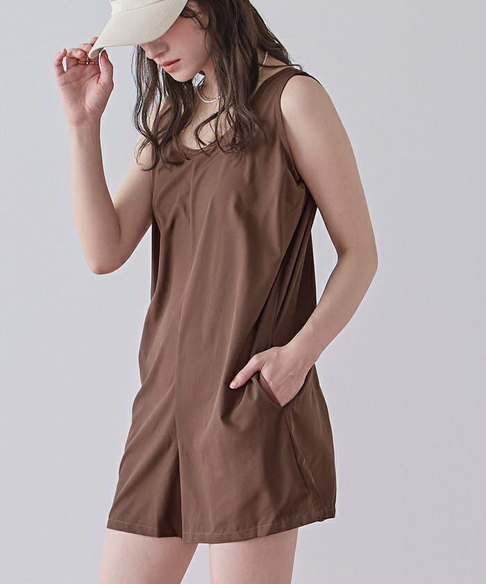 シンプルタンクトップオールインワン/水着 | SEA DRESS