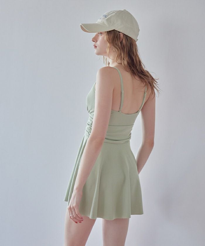 スカート付Vネックワンピース/水着 | SEA DRESS