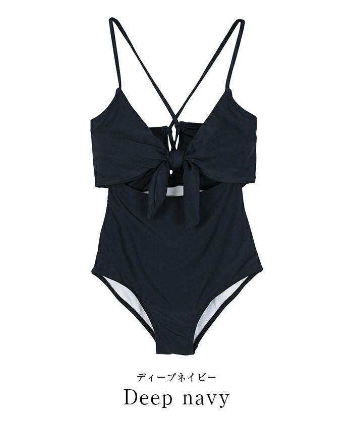 バックレースアップデザインワンピース/水着 | SEA DRESS