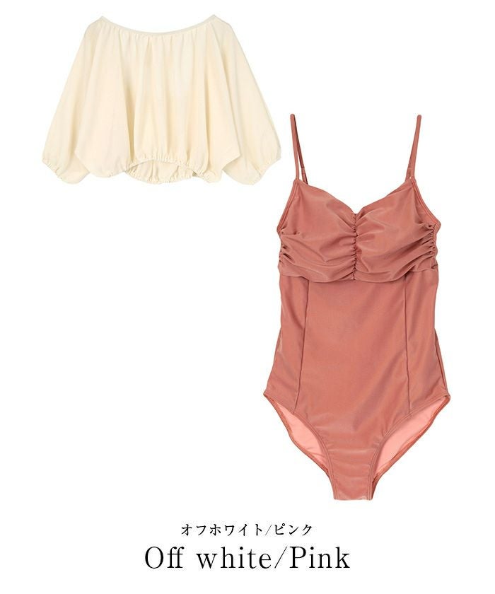 ショートシアートップス×ワンピース/セット水着 | SEA DRESS