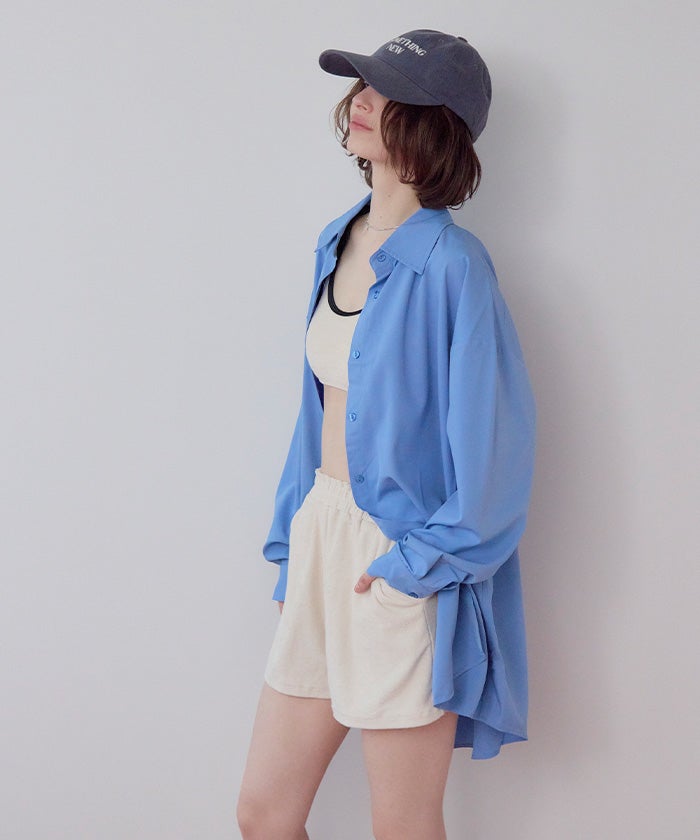 ビッグシルエットシャツ/ラッシュガード【メール便可／100】 | SEA DRESS