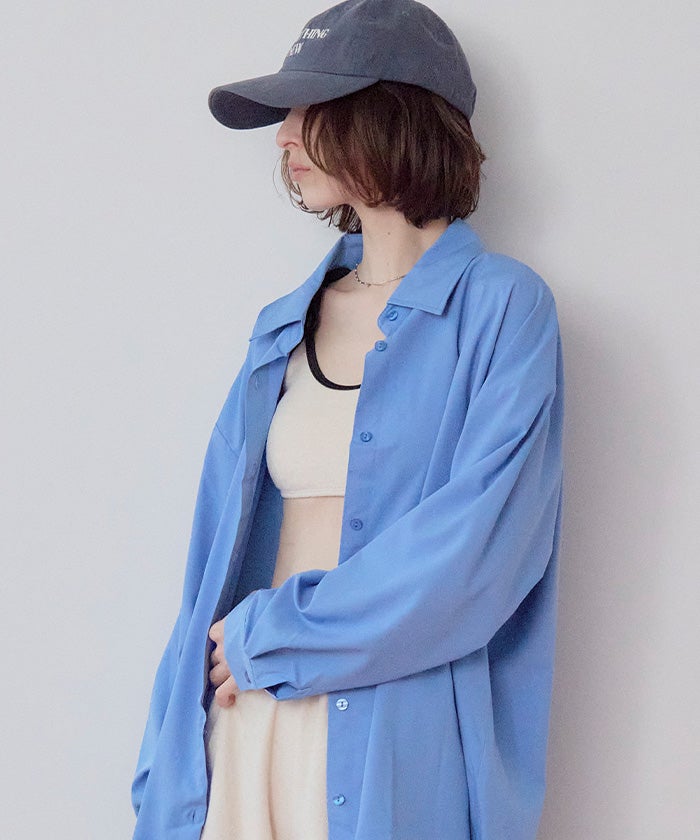 ビッグシルエットシャツ/ラッシュガード【メール便可／100】 | SEA DRESS