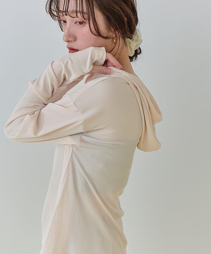 フード付トップスラッシュガードセットアップ | SEA DRESS
