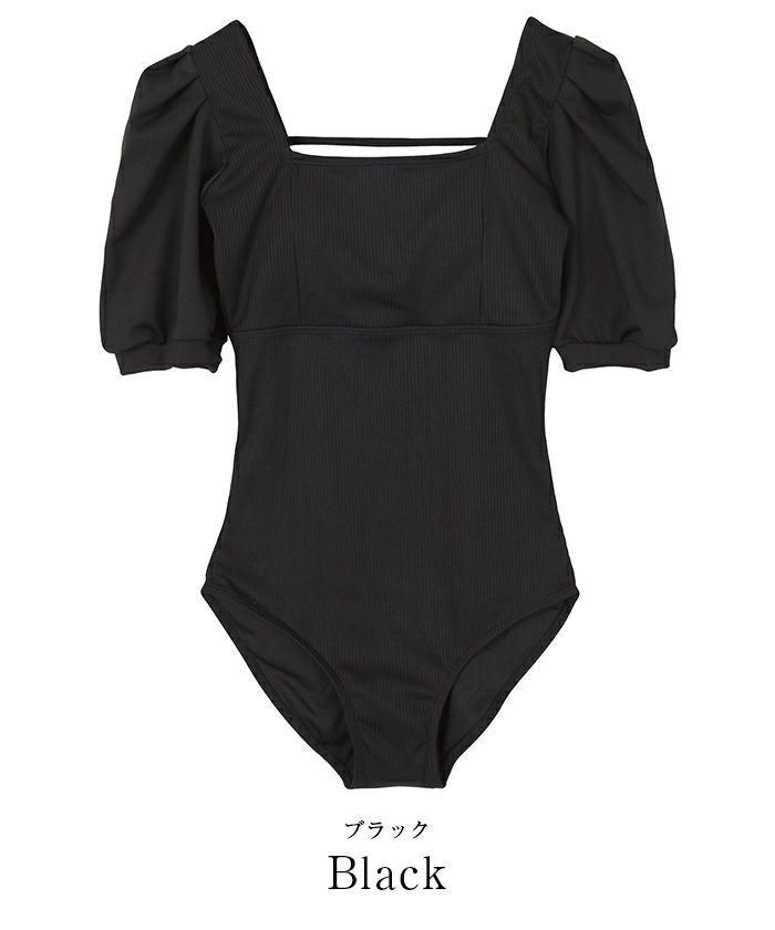 バックオープンパフスリーブワンピース/水着 | SEA DRESS