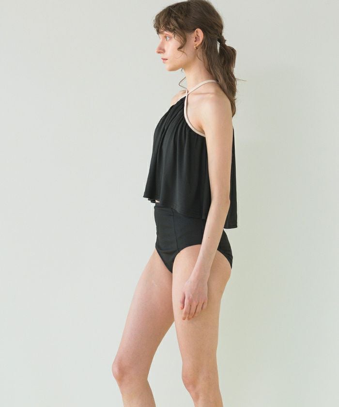 Xホルターネックデザインフレアビキニ/セット水着 | SEA DRESS