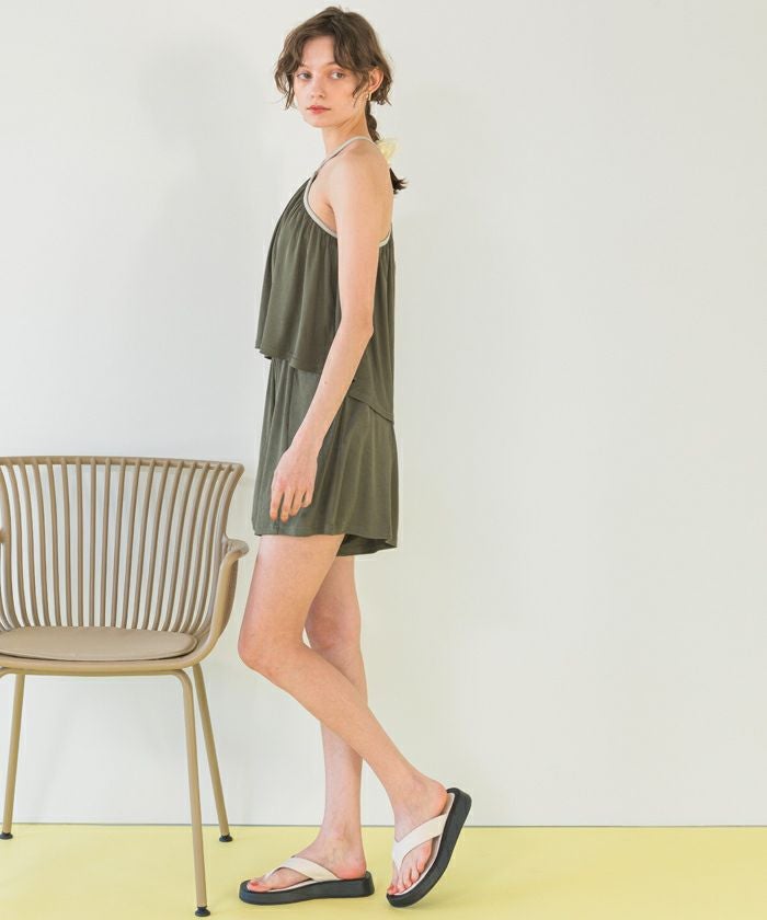Xホルターネックデザインフレアビキニ/セット水着 | SEA DRESS