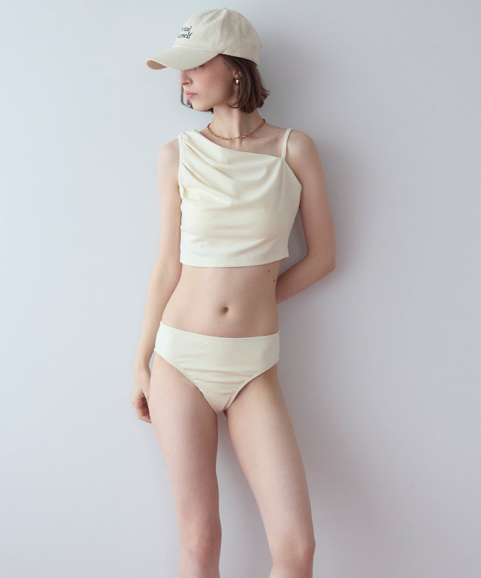 ショートパンツ付タックビキニ/セット水着 | SEA DRESS