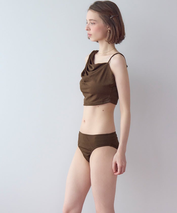 ショートパンツ付タックビキニ/セット水着 | SEA DRESS