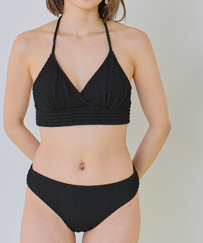 ヘ*ン様 パルフェット新作ホルターネック水着　サイズL uneuneバックリボンホルターネックビキニ/水着 | SEA DRESS