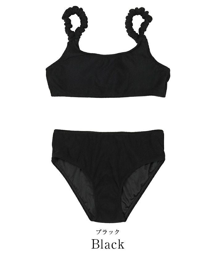 パイル地ショルダーギャザービキニ/水着【メール便可／100】 | SEA DRESS