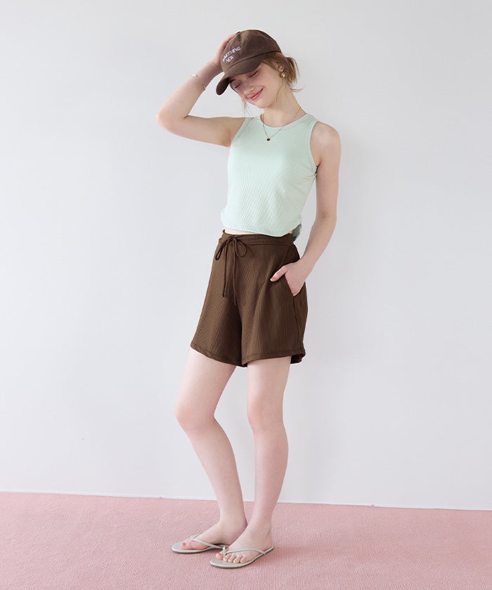 3点セット/ショートパンツ×タンクトップビキニ/水着 | SEA DRESS