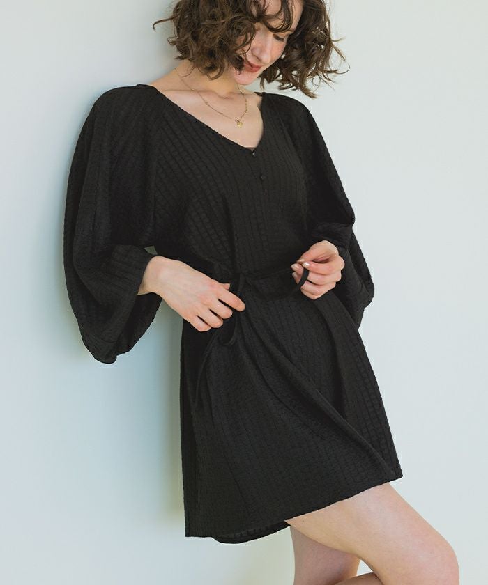 フレアシルエット長袖ロンパース/ラッシュガード | SEA DRESS