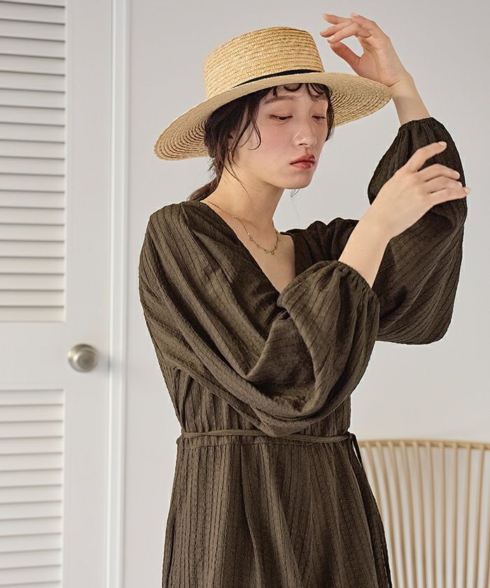 フレアシルエット長袖ロンパース/ラッシュガード | SEA DRESS