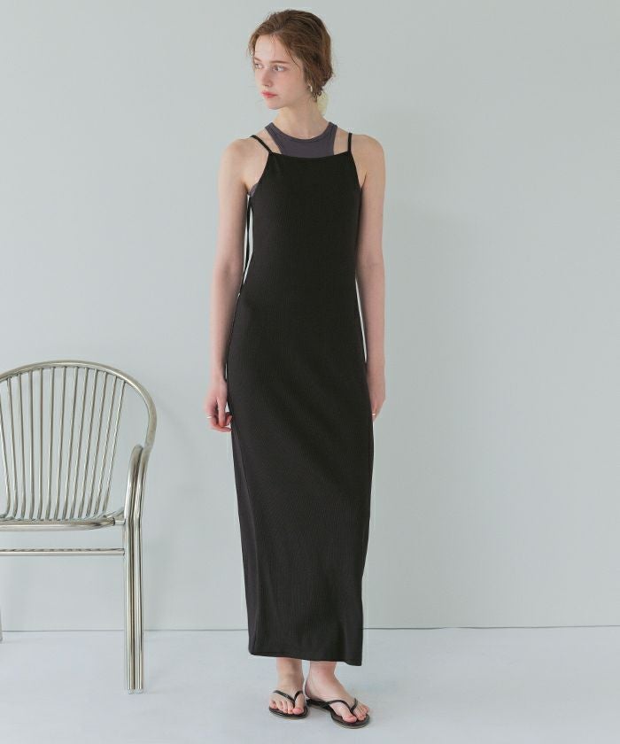 バックオープンデザインキャミソールワンピース | SEA DRESS
