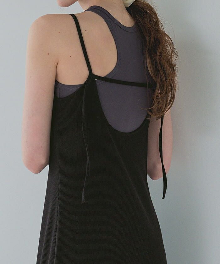 バックオープンデザインキャミソールワンピース | SEA DRESS