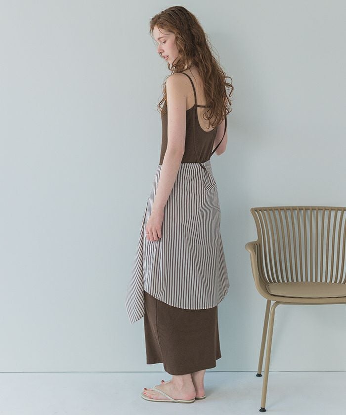 バックオープンデザインキャミソールワンピース | SEA DRESS