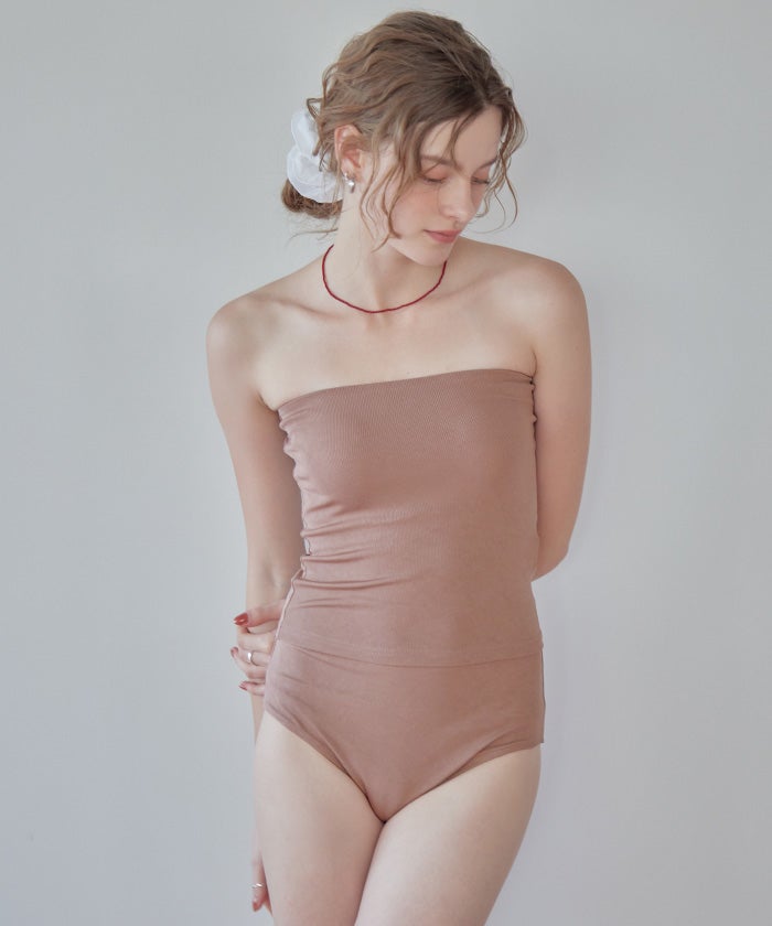 3点セット/オープンショルダートップス×ビキニ/水着 | SEA DRESS