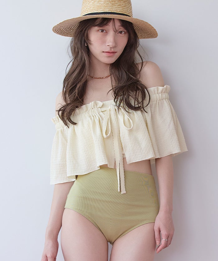 3点セット/マルチwayギャザーアイテム×ビキニ/水着 | SEA DRESS